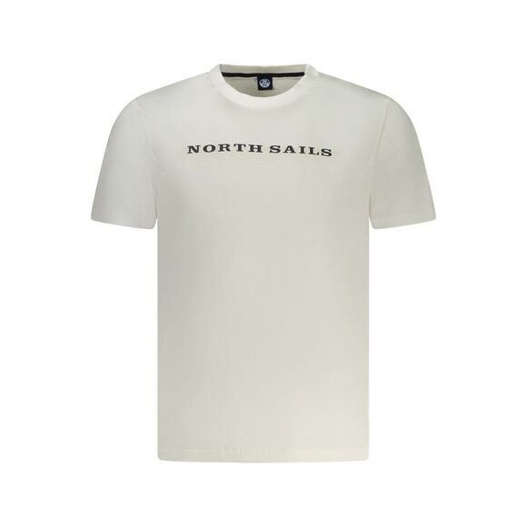 North Sails White Cotton Men Men's T-Shirt